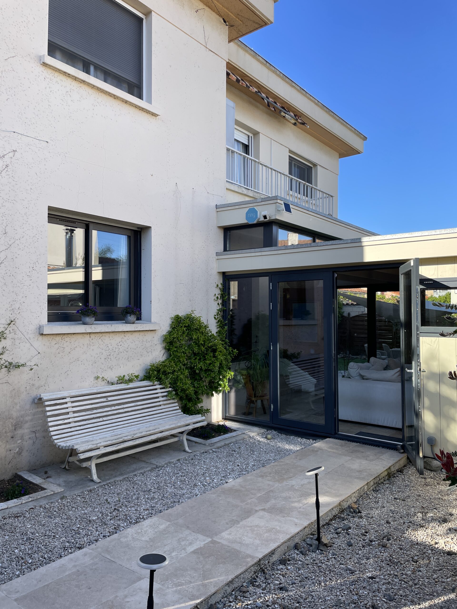 Villa Entrance and Upper Floor Neighbors